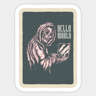 HELLO WORLD Sticker